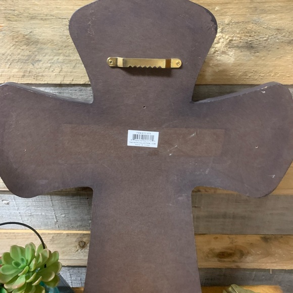 Rustic Hanging Cross Wall Decor - Picture 9 of 9